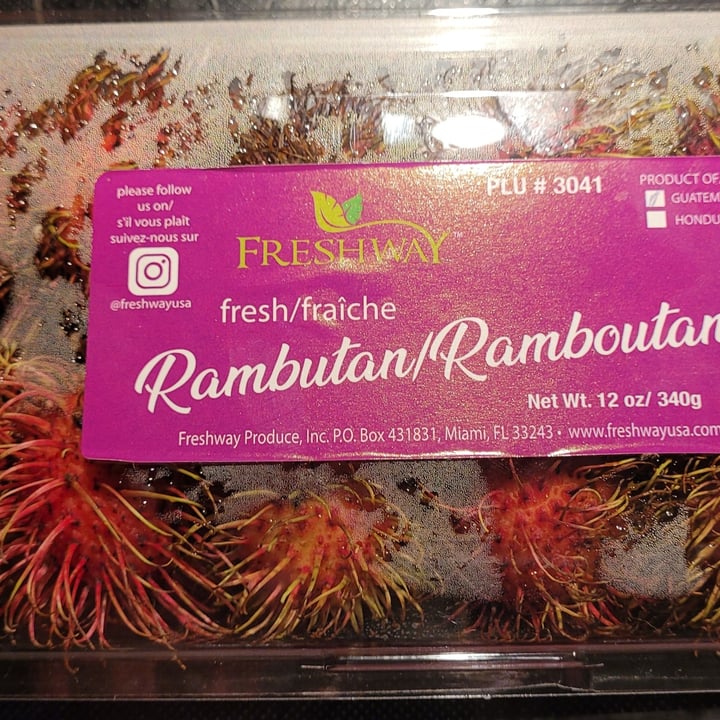 photo of Freshway Produce Rambutan shared by @thoroughseagull51 on  21 Sep 2025 - review