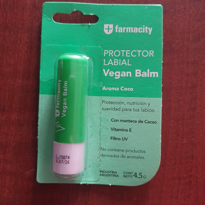 photo of Farmacity  Balsamo Labial Vegan Balm shared by @yukiita on  14 Sep 2024 - review