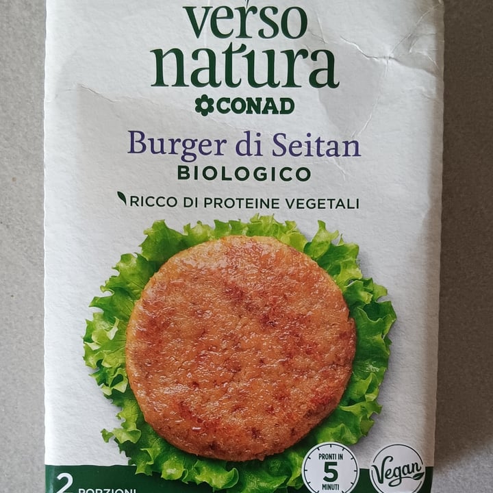 photo of Verso Natura Conad Veg Burger Di Seitan Biologico shared by @nicole91 on  21 Feb 2024 - review