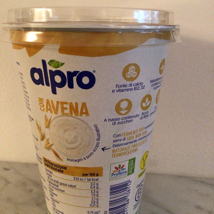 photo of Alpro yogurt avena shared by @annapaola on  20 Jul 2025 - review