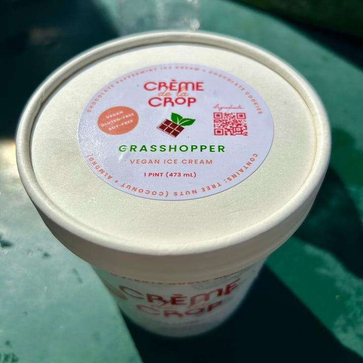photo of Crème de la Crop - Vegan and Gluten-Free Ice Cream Grasshopper Ice Cream shared by @natsveganfood on  03 May 2025 - review