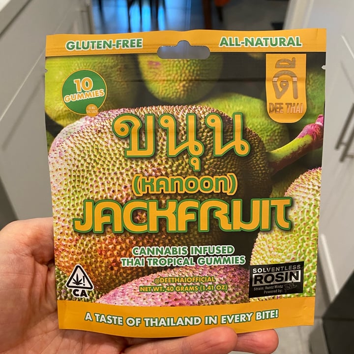photo of Dee thai Jackfruit Cannabis Infused Gummies shared by @beckyyy on  09 Oct 2025 - review
