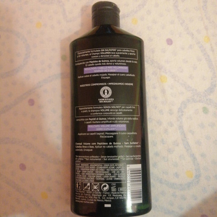 photo of Yves rocher shampoo VOLUMEN shared by @meryveg on  22 Dec 2023 - review
