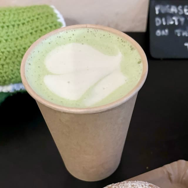 Photo of the dish “oat matcha latte”