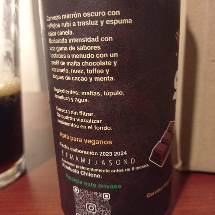 photo of Santos cervecería artesanal Cerveza Chocolate Y Menta shared by @omarchelechg on  13 Jan 2024 - review