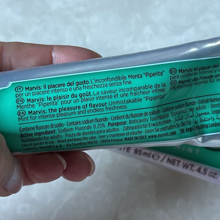 photo of Marvis Classic strong mint shared by @babette on  21 Jan 2025 - review