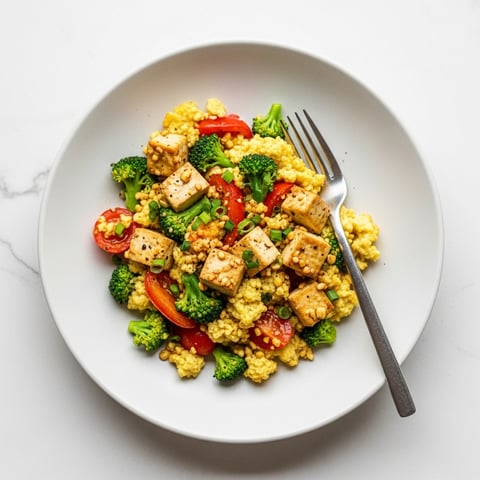 Easy Creamy Silken Tofu Scramble: Your Go-To High-Protein Vegan Breakfast