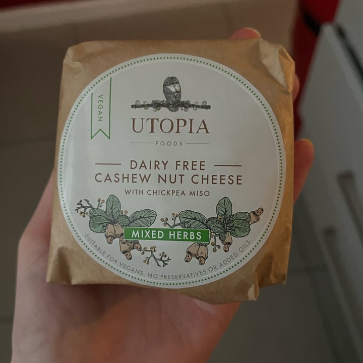 photo of Utopia Foods Mixed Herbs Cashew Nut Cheese shared by @mimi2308 on  20 Dec 2023 - review