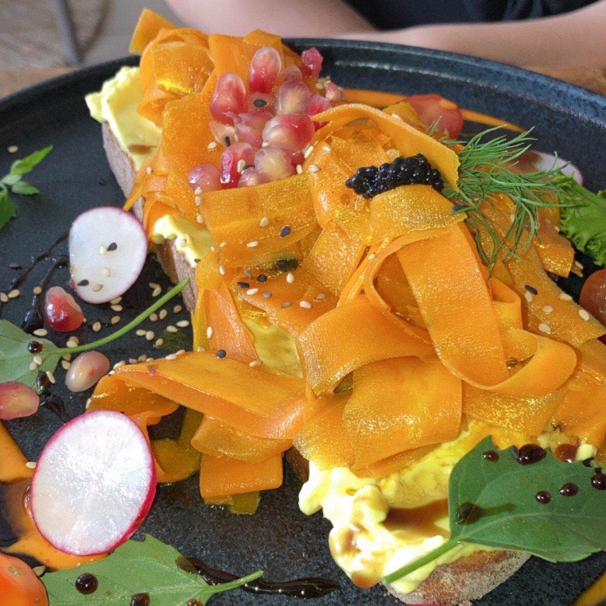 Karotten Lachs at Alua Vegan Catering &amp; Café, Dresden - Vegan Dish ...