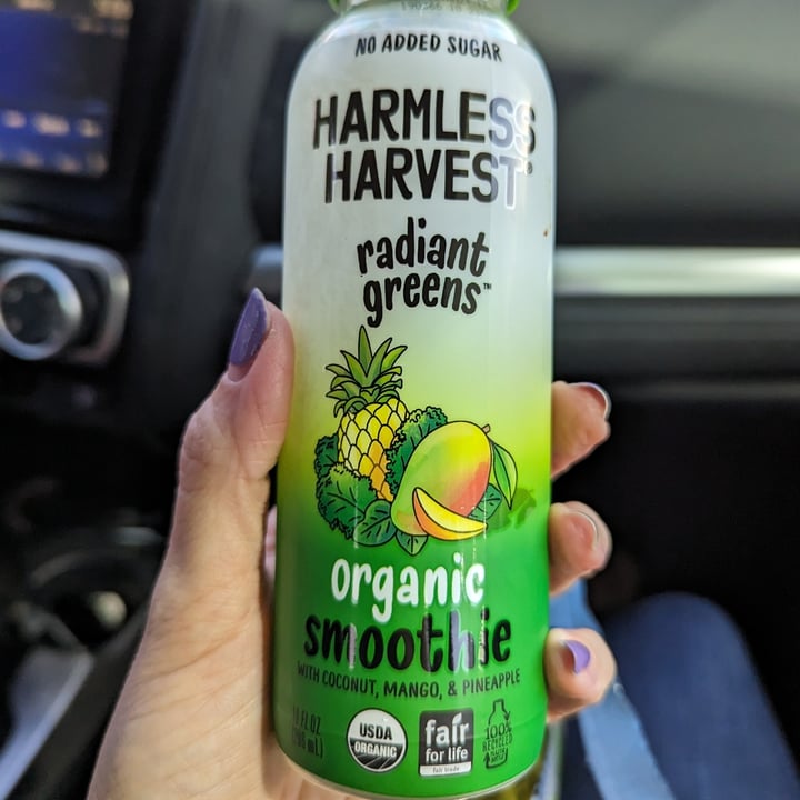 photo of Harmless Harvest Radiant Greens Organic Smoothie shared by @regimack on  12 Nov 2023 - review