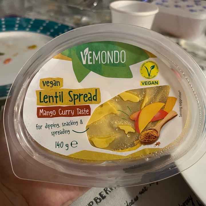photo of Vemondo Vegan Lentil Spread Mango Curry Taste shared by @padfoot on  09 Sep 2025 - review