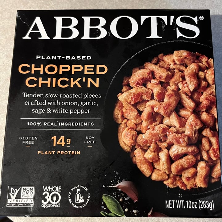 photo of Abbot's Butcher Plant Based Chopped Chick’n shared by @gardensoul on  30 Apr 2024 - review