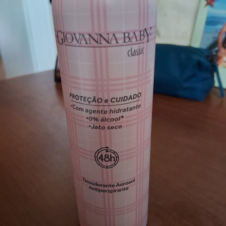 photo of Giovanna baby Desodorante aerosol classic shared by @drikanfol on  12 Jan 2024 - review