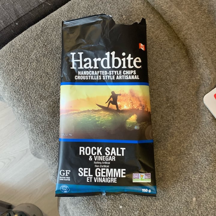 photo of Hardbite Rock Salt & Vinegar Chips shared by @colphax on  09 Jan 2024 - review