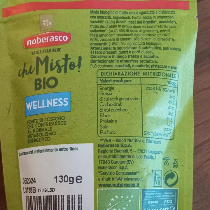 photo of Noberasco Che misto BIO WELLNESS shared by @elodia on  01 Apr 2024 - review