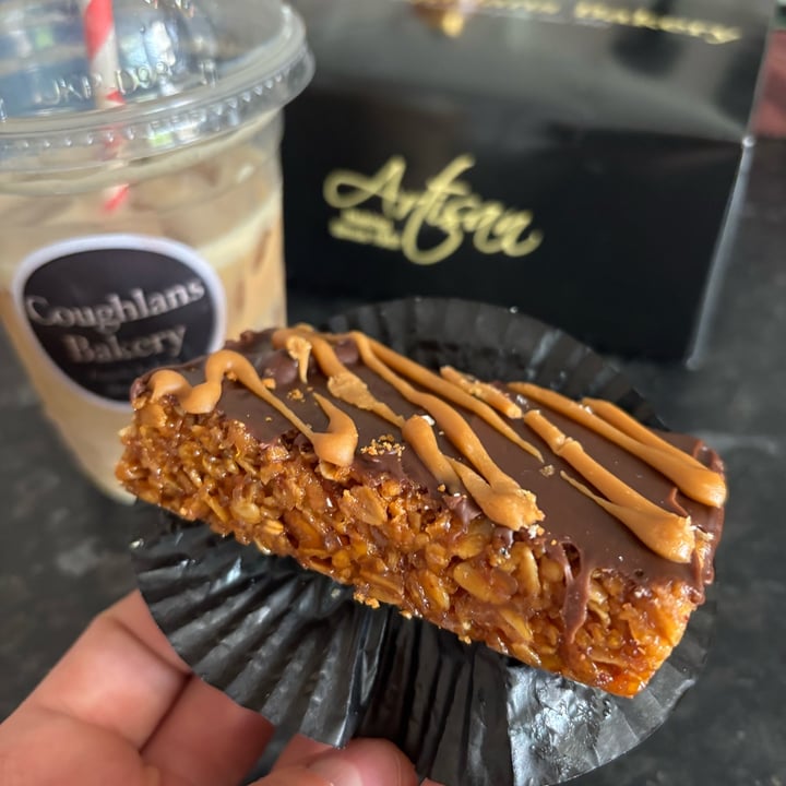 photo of Coughlans Bakery Nork Choc Caramel Flapjack shared by @vegansuttonmama on  06 Aug 2025 - review