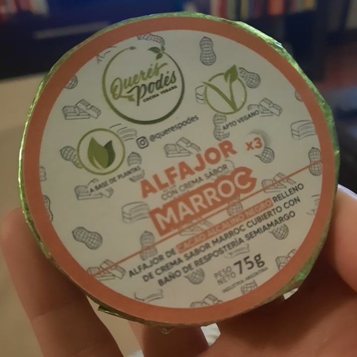 photo of queres podes Alfajor Con Crema Sabor Marroc shared by @soff62 on  05 Oct 2023 - review