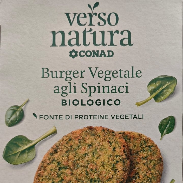 photo of Conad burger vegetale agli spinaci biologico shared by @spazioverdegreen on  28 Sep 2025 - review