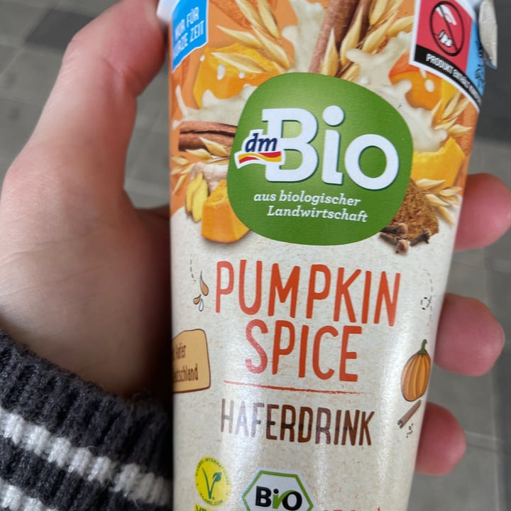 photo of dmBio Pumpkin Spice Haferdrink shared by @trixi on  22 Mar 2024 - review