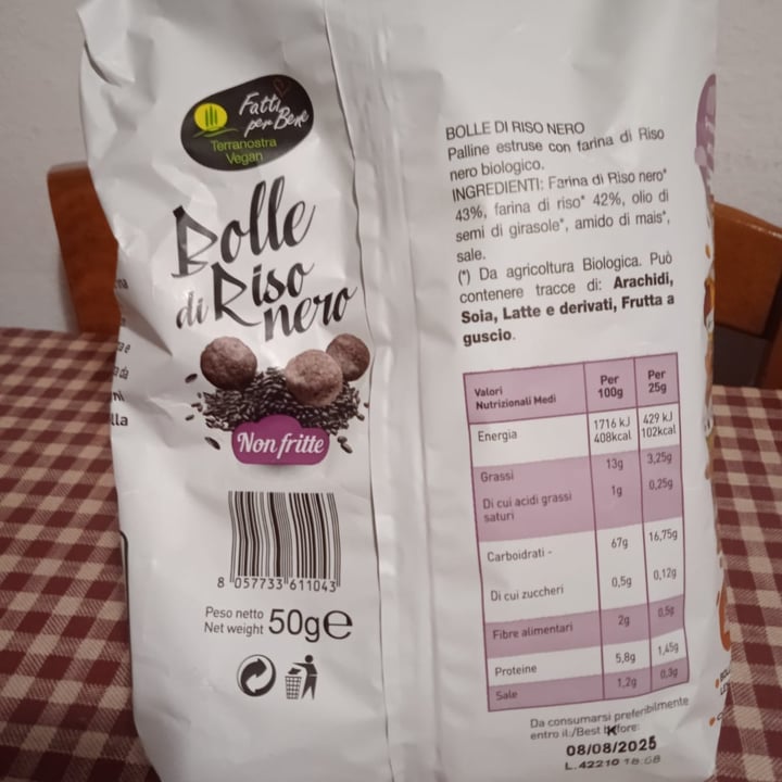 photo of Fatti per Bene Bolle di riso nero shared by @aangi on  05 Oct 2024 - review