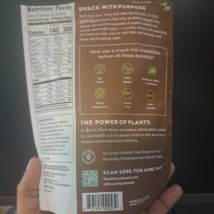 photo of Brad’s Plant Based Veggie Flats Everything Zucchini shared by @ravi-gopalan on  22 Jan 2025 - review