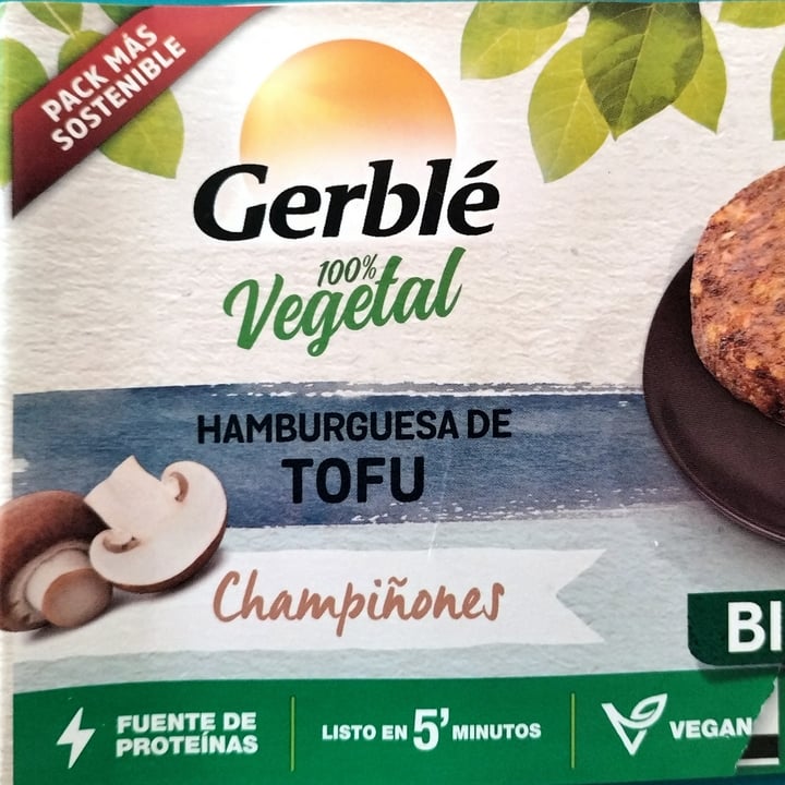 photo of Gerblé hamburguesa de tofu champiñones shared by @surfswan on  07 May 2024 - review