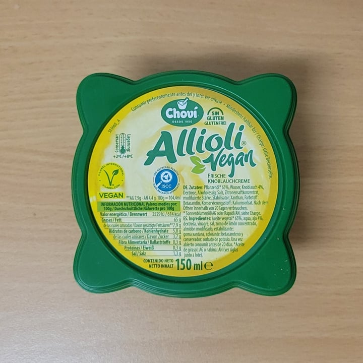 photo of Choví Allioli Vegan shared by @fivefeetvegan on  04 Mar 2025 - review