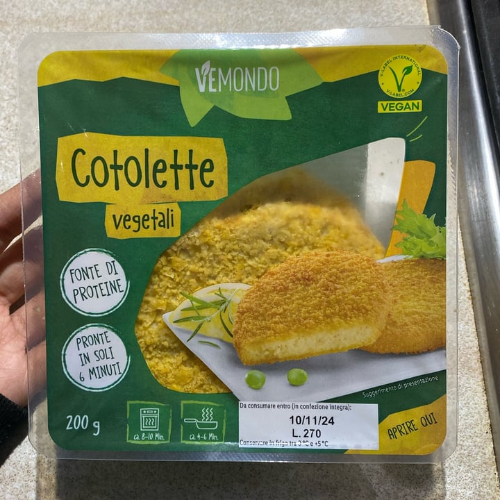 photo of Vemondo cotolette vegetali shared by @alltingarnej on  23 Oct 2024 - review