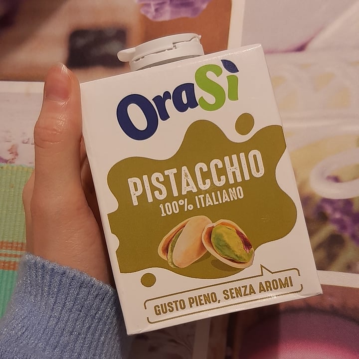 photo of OraSí bevanda vegetale pistacchio shared by @cillafiore on  30 Sep 2025 - review