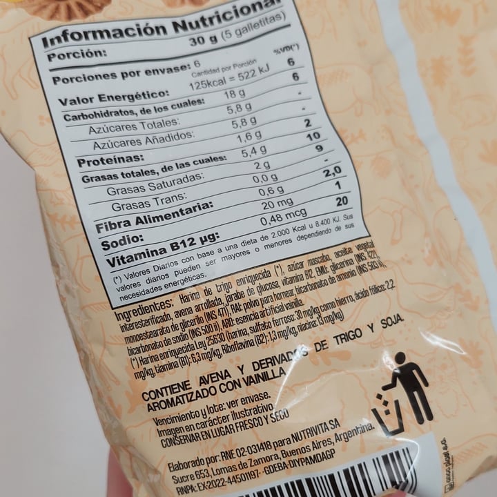photo of Animal kind Galletitas Veganas Vainilla shared by @sritabrocoli on  20 Sep 2025 - review