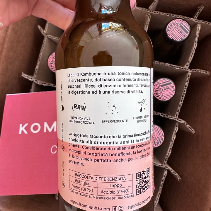 photo of Legend kombucha peach one shared by @babette on  05 Feb 2025 - review