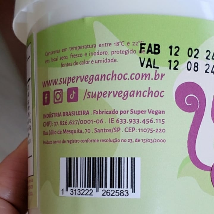 photo of Super Vegan Creme de Pistache shared by @vrgvegana on  24 Jul 2024 - review