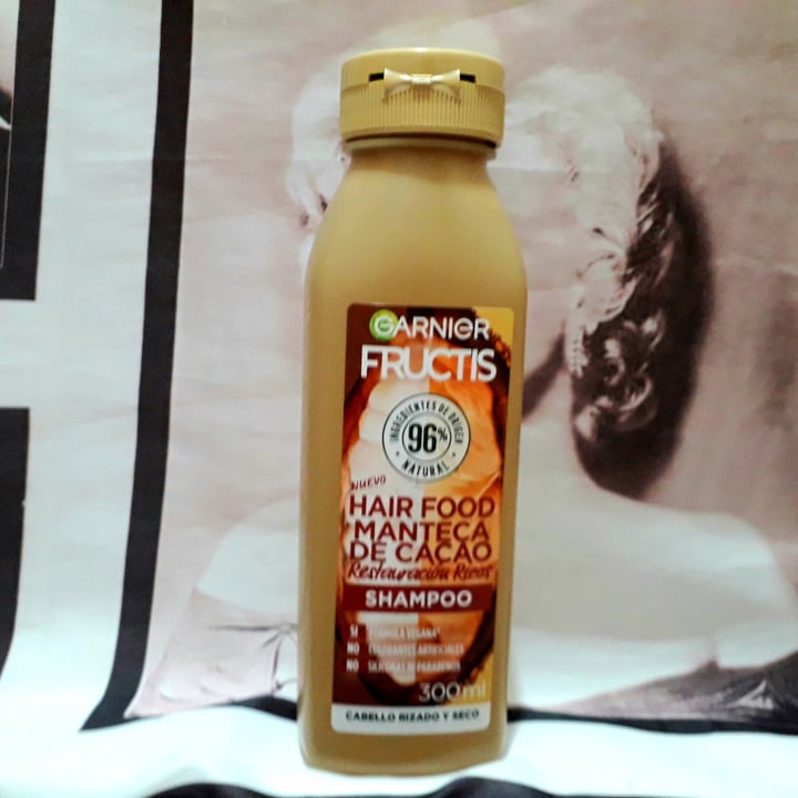 photo of Garnier Fructis Shampoo hair food Manteca De Cacao shared by @pinkvegan85 on  12 Aug 2024 - review