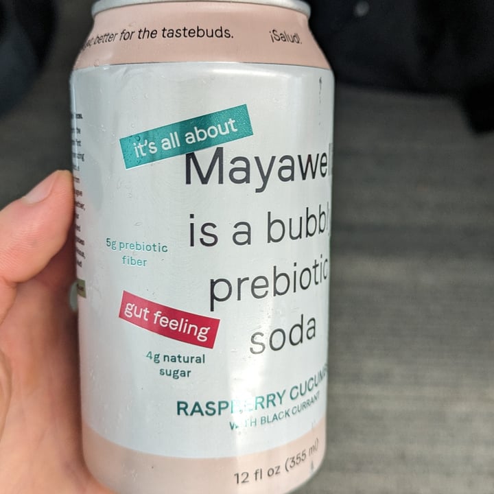 photo of Mayawell Probiotic Soda Raspberry Cucumber shared by @brtjohns on  19 Feb 2024 - review