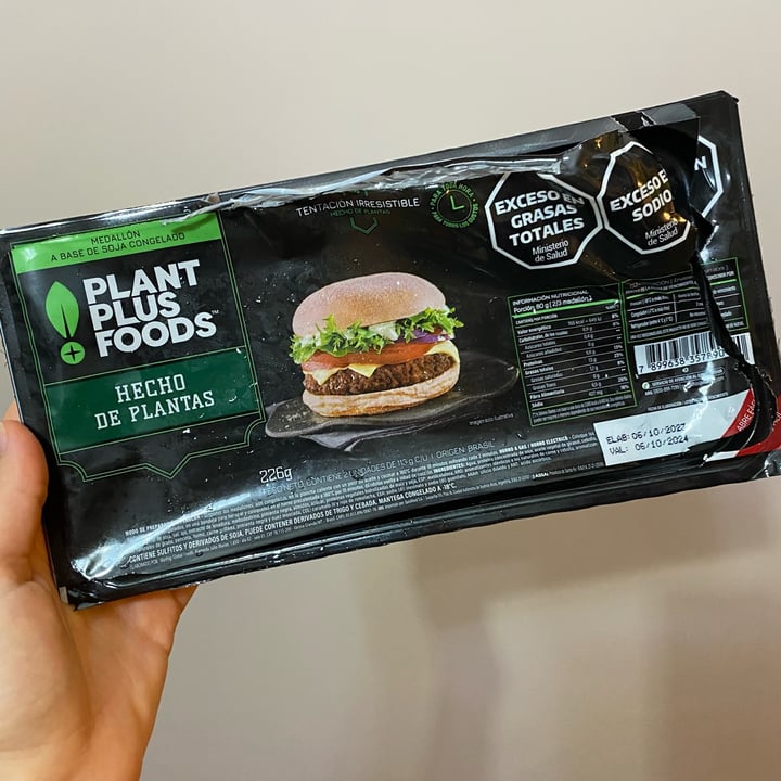 photo of Plant Plus Foods Medallón A Base De Soja Congelado shared by @lilanovel on  18 Mar 2024 - review