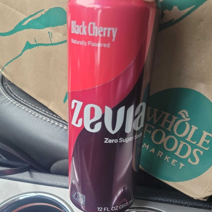 photo of Zevia Black Cherry Soda shared by @sensiblevegan on  29 Feb 2024 - review