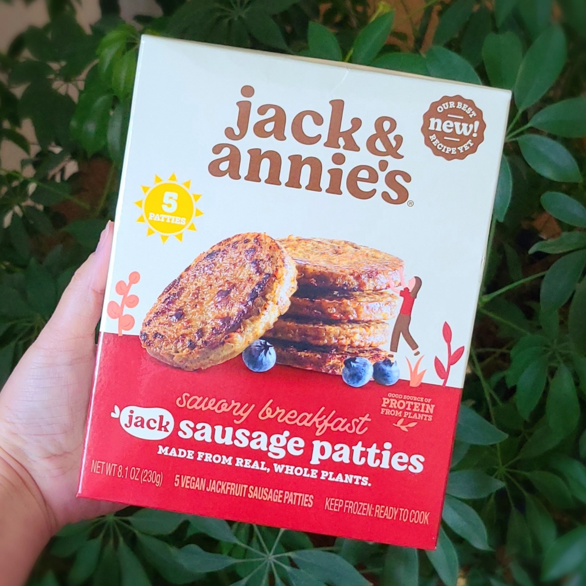 savory breakfast sausage patties from Jack & Annie's - Vegan Product ...