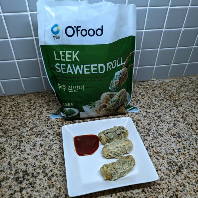 Leek Seaweed Roll from O’food - Vegan Product Reviews & Ratings | abillion