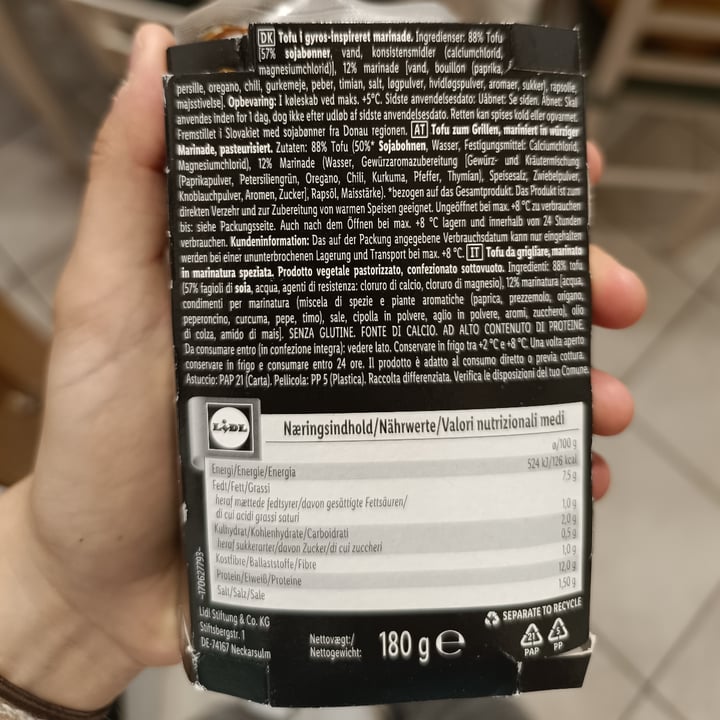 photo of Donau soja Tofu Gyros Flavour Marinade shared by @laicasarde on  26 May 2024 - review