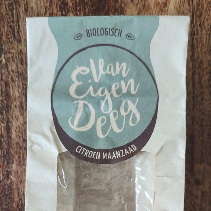 photo of Van Eigen Deeg Citroen maanzaad Koekjes shared by @angelveganix on  16 Aug 2024 - review