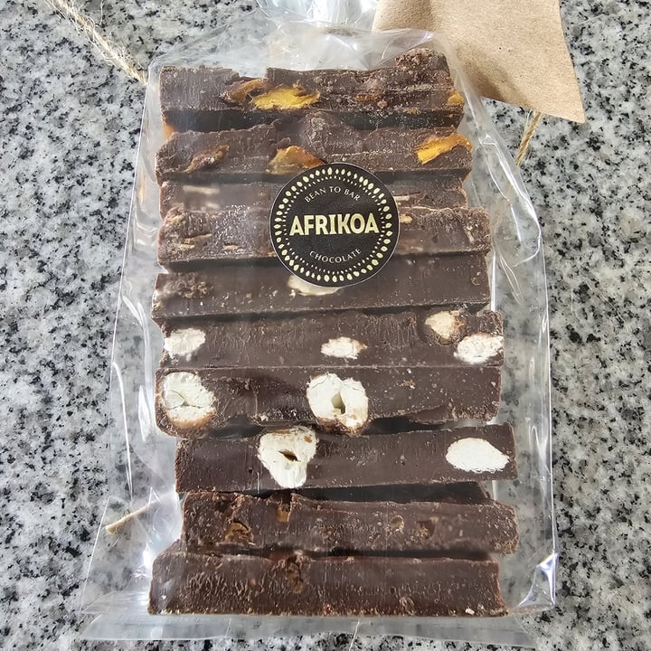 photo of Afrikoa Handcut Chocolate Bars shared by @theflipsideofg on  20 Nov 2023 - review