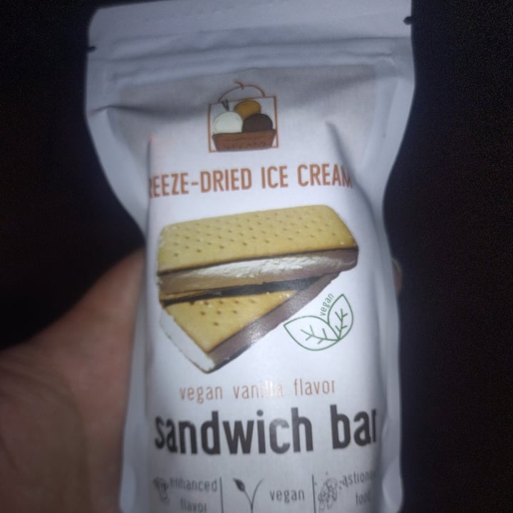 photo of The Rotten Fruit box Freeze-dried Vegan Vanilla Ice Cream Sandwich Bar shared by @goldfishlaser on  30 Aug 2023 - review