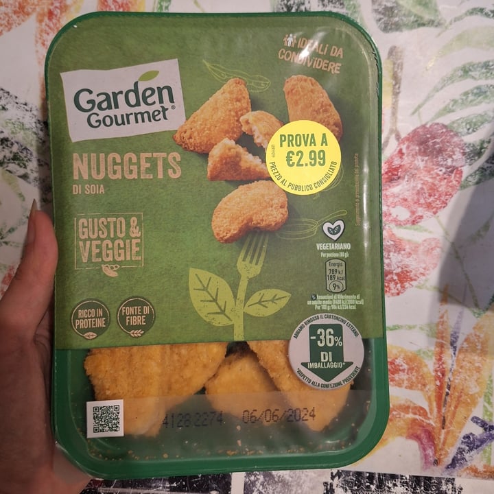 photo of Garden Gourmet Nuggets di soia shared by @meryveg on  21 May 2024 - review