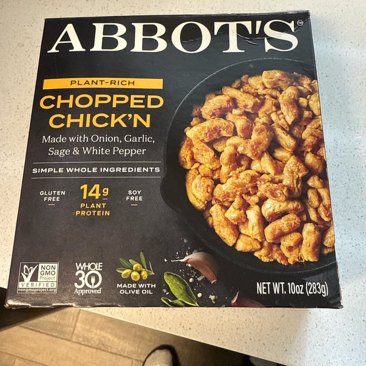photo of Abbot’s CHOPPED CHICK'N shared by @irmaroman64 on  03 Aug 2025 - review