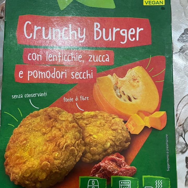 photo of Vemondo crunchy burger con lenticchie zucca e pomodori secchi shared by @lunaris on  17 Sep 2024 - review