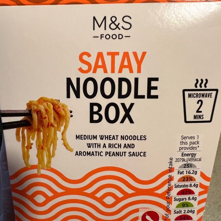 photo of Marks & Spencer Food (M&S) Satay Noodle Box shared by @chefchrissy68 on  16 Nov 2024 - review