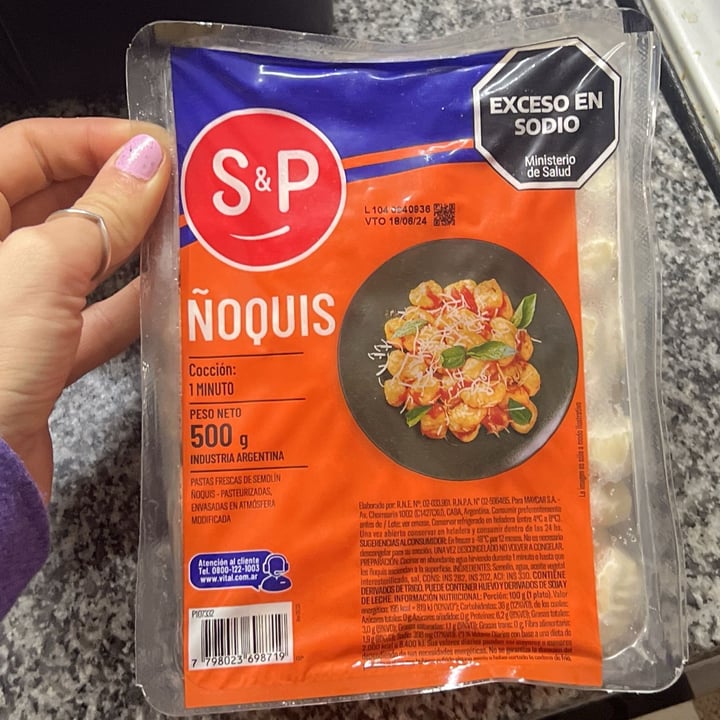 photo of S&P ñoquis shared by @veganasoy-mercedes on  04 Aug 2024 - review