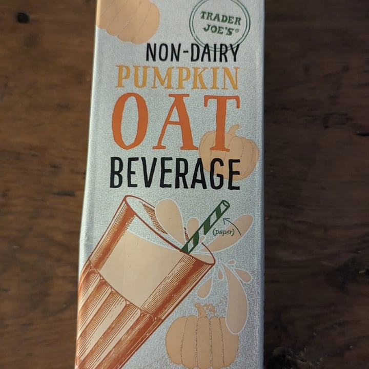 photo of Trader Joe's Pumpkin oat beverage shared by @christellev on  18 Feb 2024 - review
