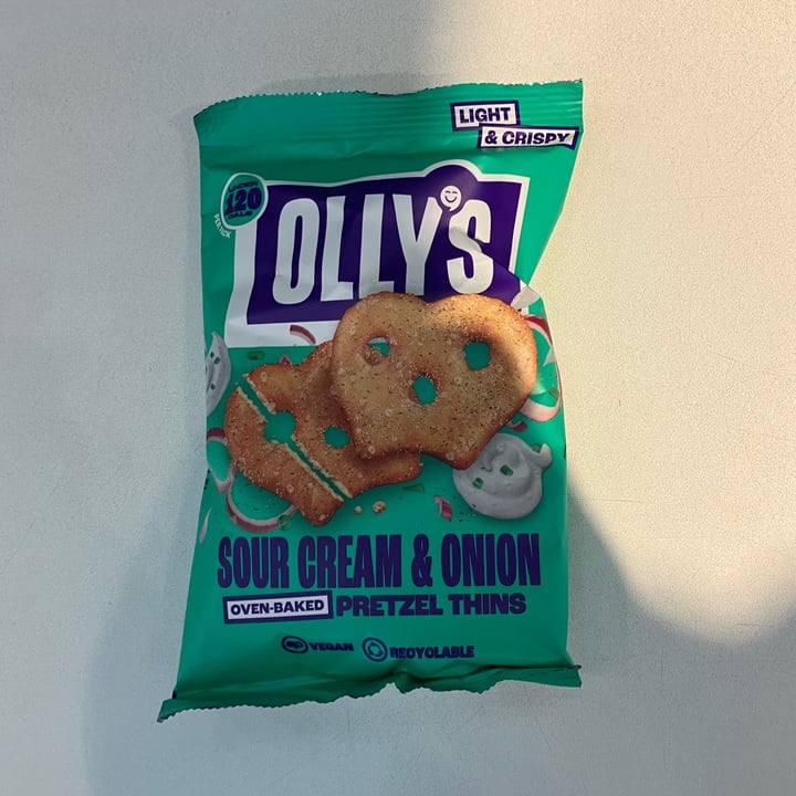 photo of Olly's Pretzels Olly’s Pretzels Thins Sour Cream And Onion shared by @hoiks on  04 Apr 2024 - review
