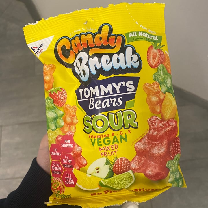photo of Candy break Tommy’s Bears Sour Vegan shared by @veganeverythingchild on  12 Mar 2024 - review